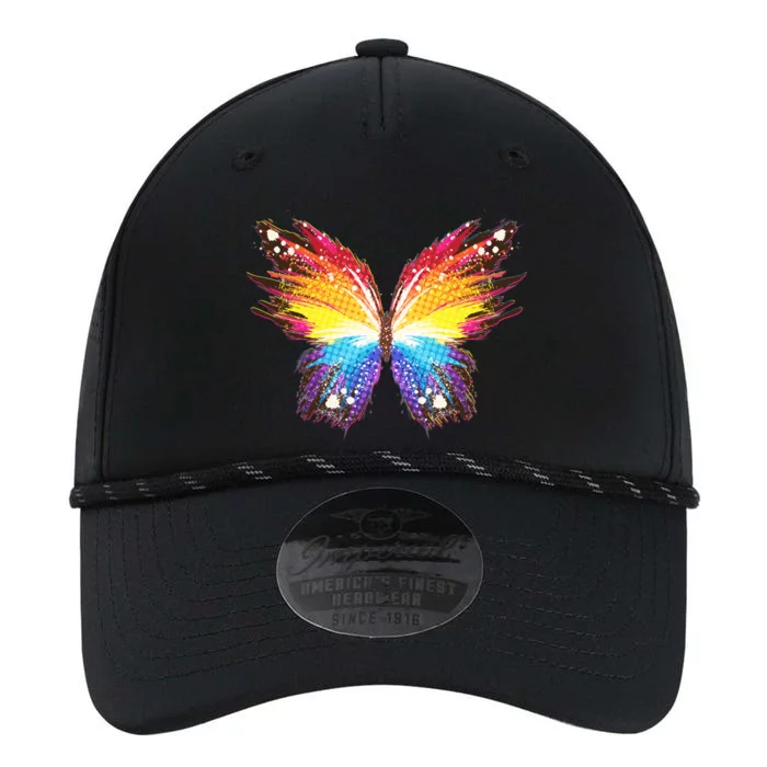 Wildly Painted Rainbow Butterfly Performance The Dyno Cap