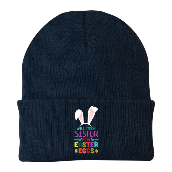 Will Trade Sister For Easter Eggs Knit Cap Winter Beanie