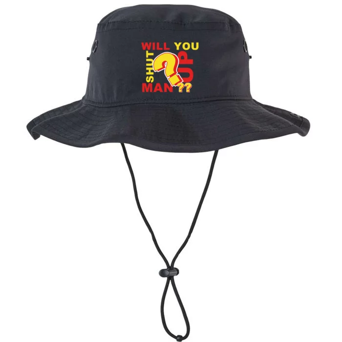 Will You Shut Up Man? Political Humor Legacy Cool Fit Booney Bucket Hat