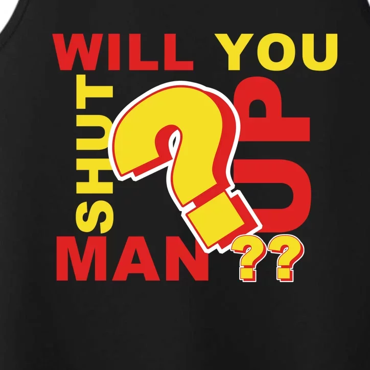 Will You Shut Up Man? Political Humor Performance Tank