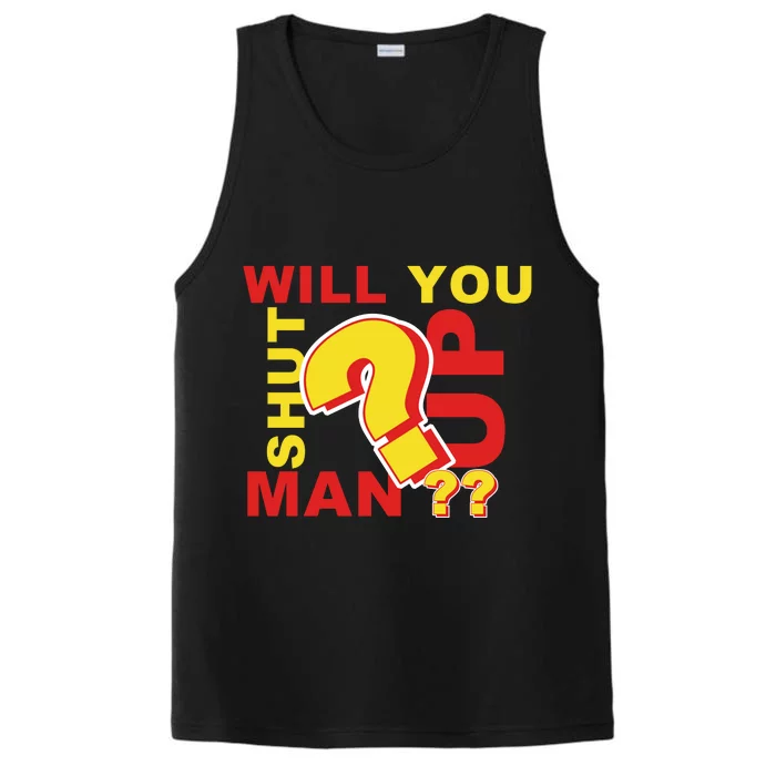 Will You Shut Up Man? Political Humor Performance Tank