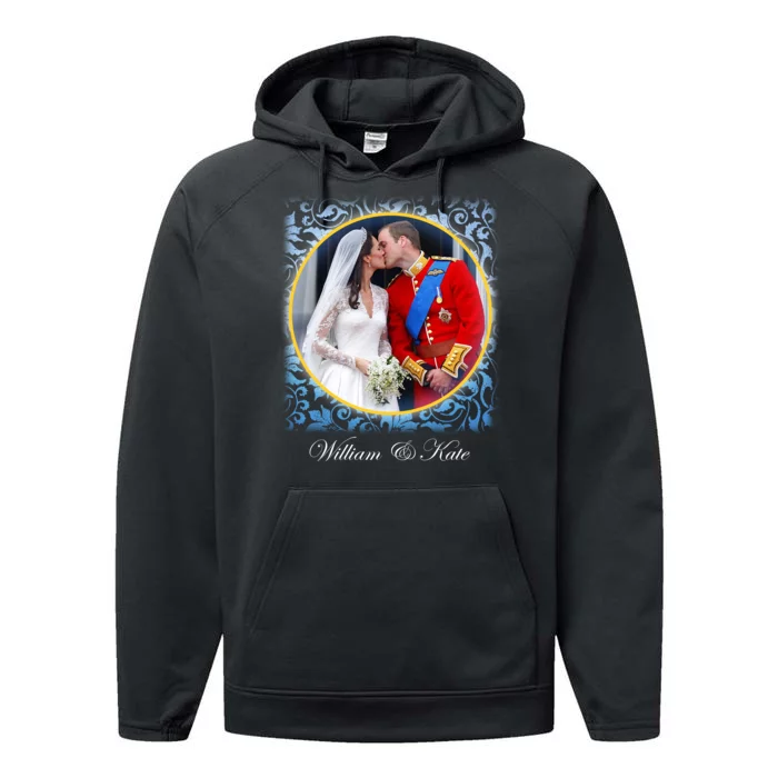 William & Kate Royal Wedding Photo Performance Fleece Hoodie