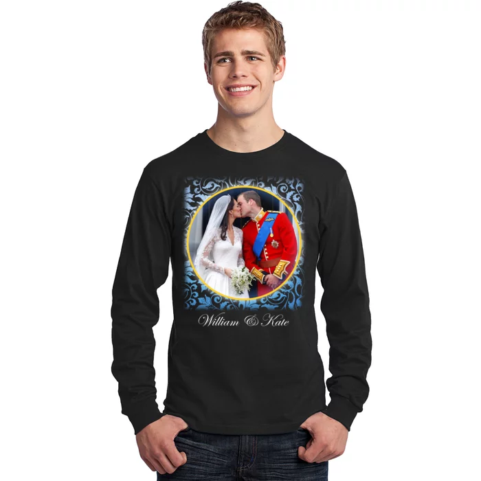 William & Kate Royal Wedding Photo Long Sleeve Shirt