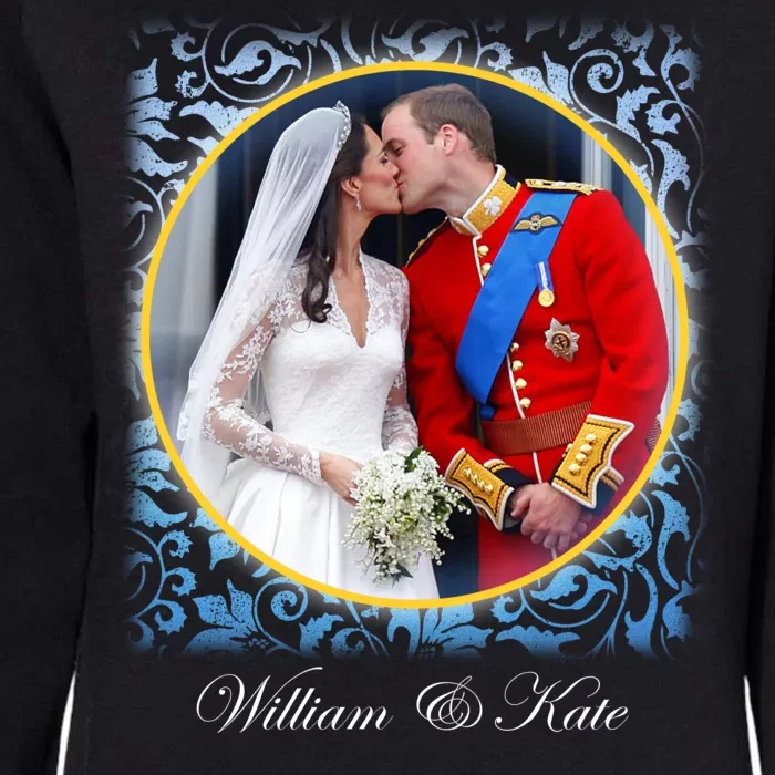 William & Kate Royal Wedding Photo Womens California Wash Sweatshirt