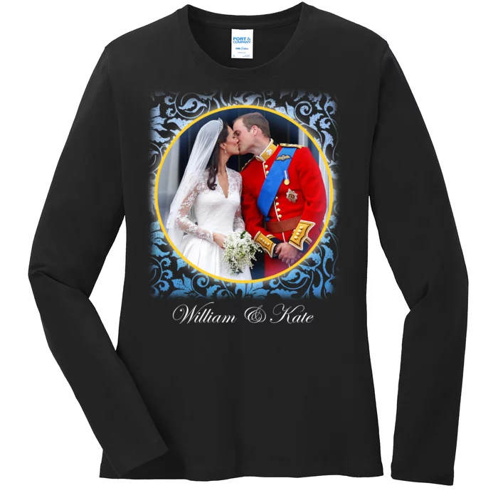 William & Kate Royal Wedding Photo Ladies Long Sleeve Shirt