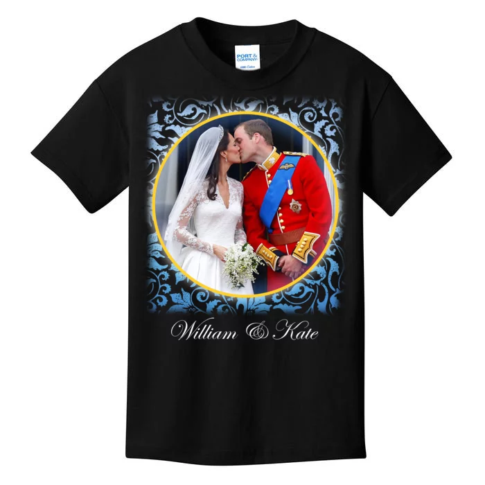 William & Kate Royal Wedding Photo Kids T-Shirt