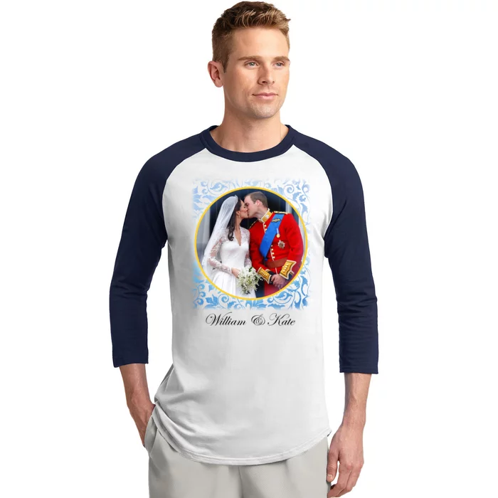 William & Kate Royal Wedding Photo Baseball Sleeve Shirt