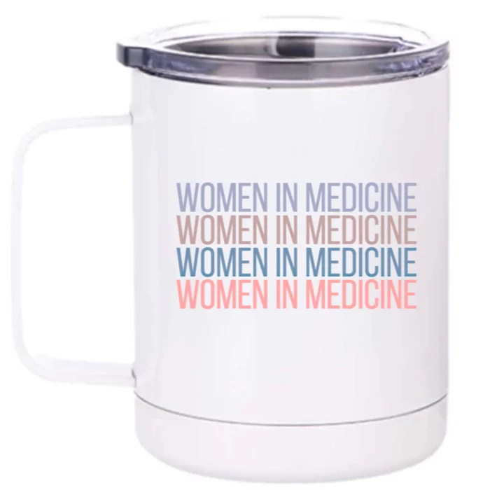 Wo In Medicine School Gift Front & Back 12oz Stainless Steel Tumbler Cup