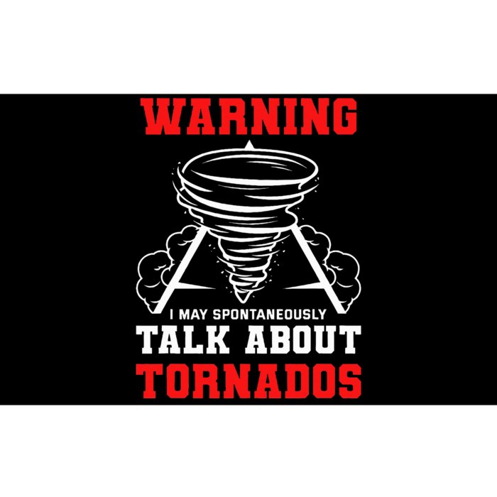 Warning I May Spontaneously Talk About Tornados Hunter Gift Bumper Sticker