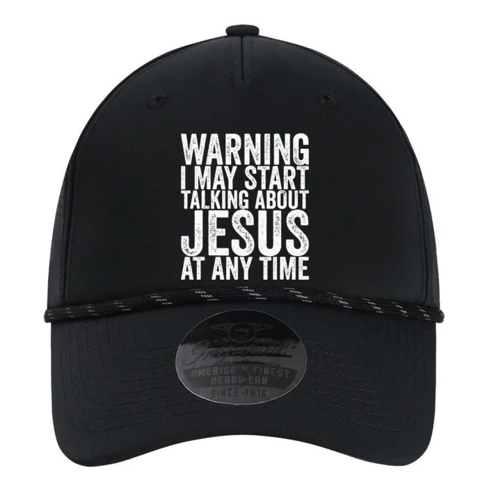 Warning I May Start Talking About Jesus At Any Time Performance The Dyno Cap