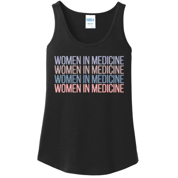 Women In Medicine School Ladies Essential Tank