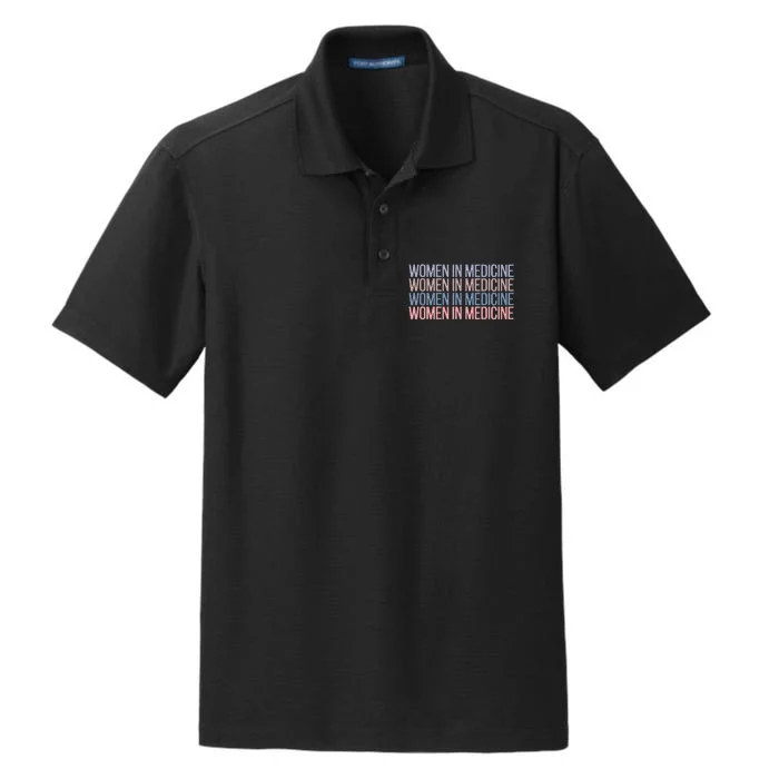 Women In Medicine School Dry Zone Grid Performance Polo