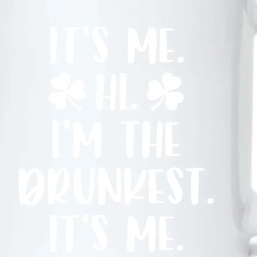 Womens It's Me Hi I'm The Drunkest It's Me St Patricks Day Drinking Black Color Changing Mug