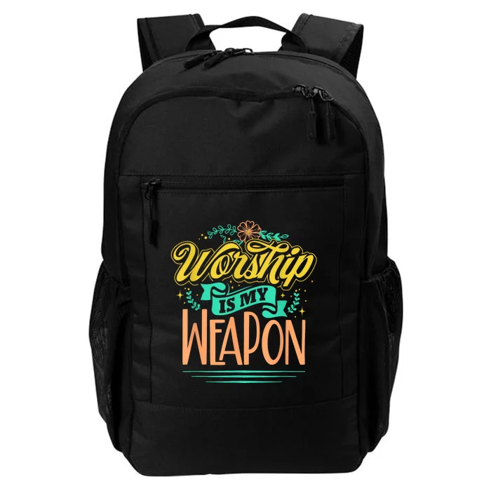 Worship Is My Weapon Christian Daily Commute Backpack