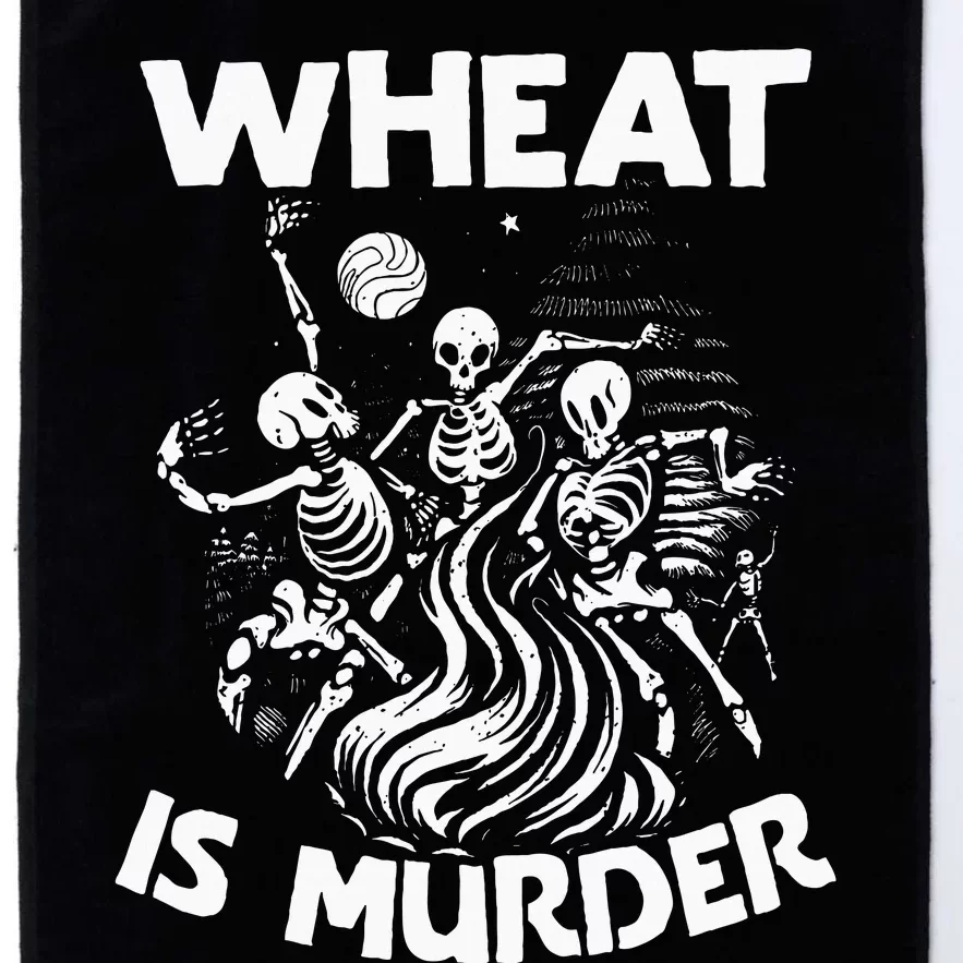 Wheat Is Murder Celiac Disease Awareness Month Gluten Free Platinum Collection Golf Towel