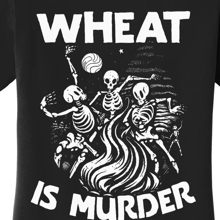 Wheat Is Murder Celiac Disease Awareness Month Gluten Free Women's T-Shirt