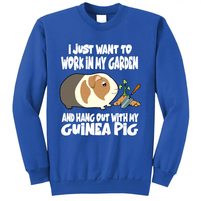 Work In My Garden And Hang Out With My Guinea Pig Gift Sweatshirt