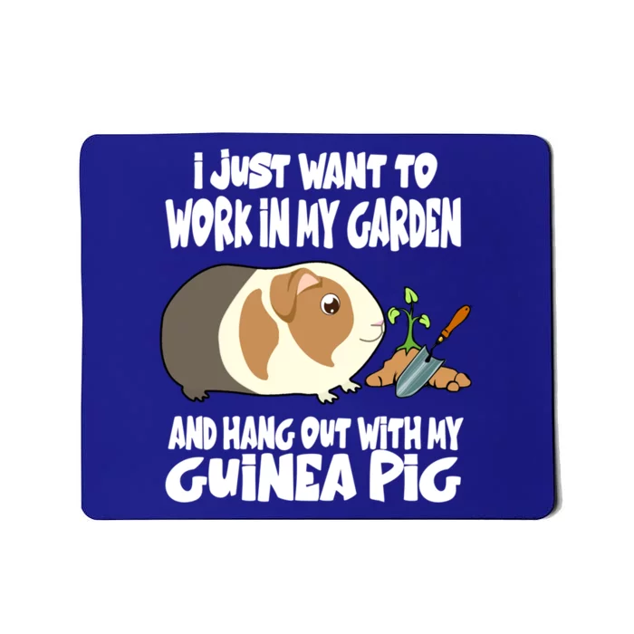 Work In My Garden And Hang Out With My Guinea Pig Gift Mousepad