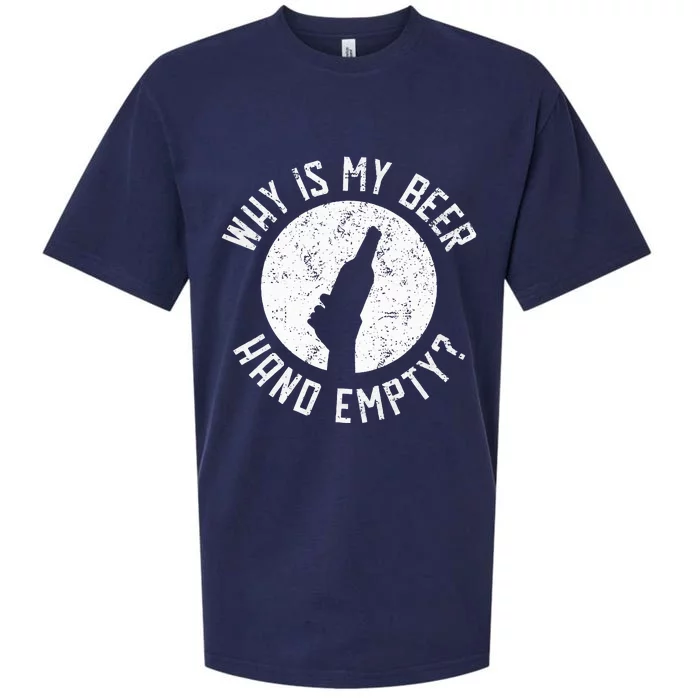 Why Is My Beer Hand Empty Sueded Cloud Jersey T-Shirt