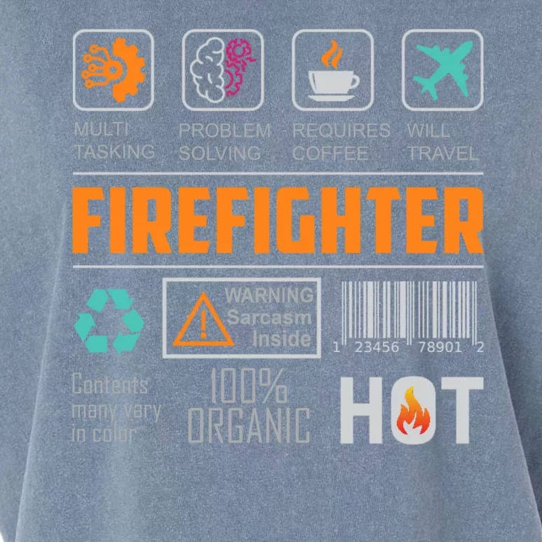 What It Means To Be A Firefighter Garment-Dyed Women's Muscle Tee