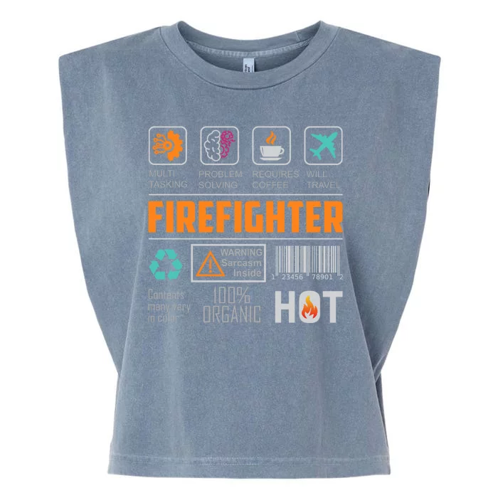 What It Means To Be A Firefighter Garment-Dyed Women's Muscle Tee