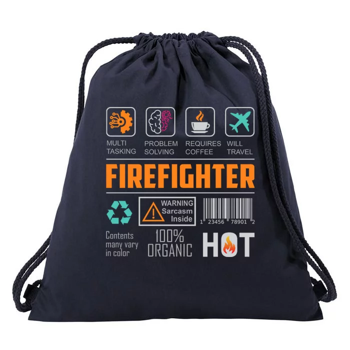 What It Means To Be A Firefighter Drawstring Bag