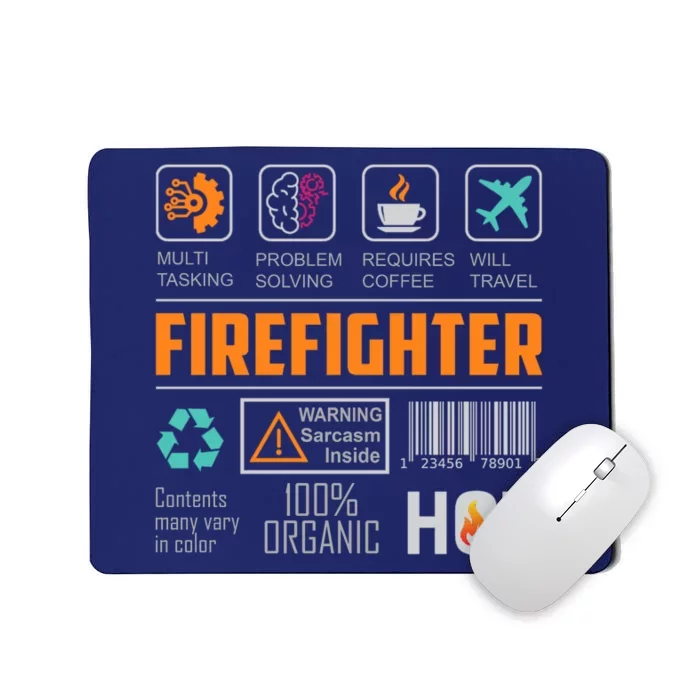 What It Means To Be A Firefighter Mousepad