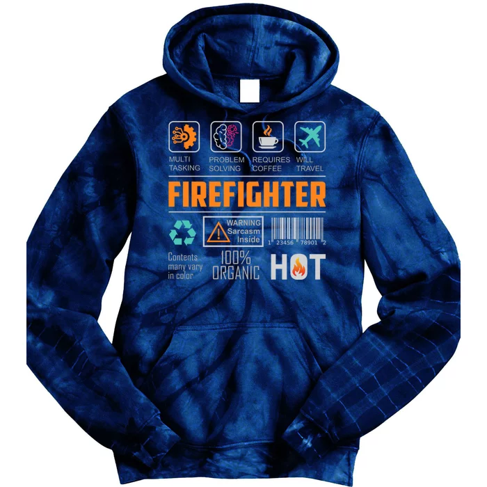 What It Means To Be A Firefighter Tie Dye Hoodie