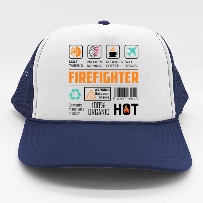 What It Means To Be A Firefighter Trucker Hat