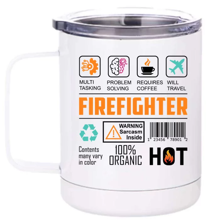 What It Means To Be A Firefighter Front & Back 12oz Stainless Steel Tumbler Cup