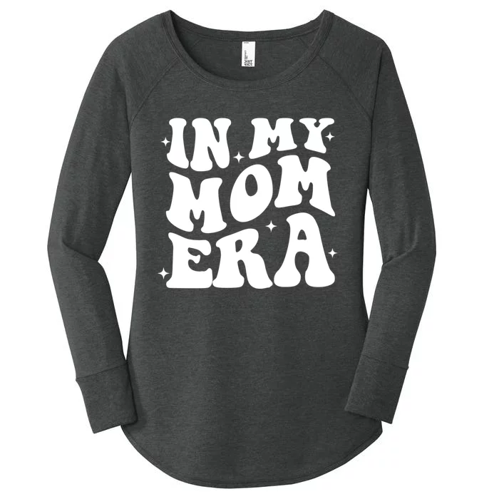 Women In My Mom Era Lover Groovy Retro Mama Mothers Day Women's Perfect Tri Tunic Long Sleeve Shirt