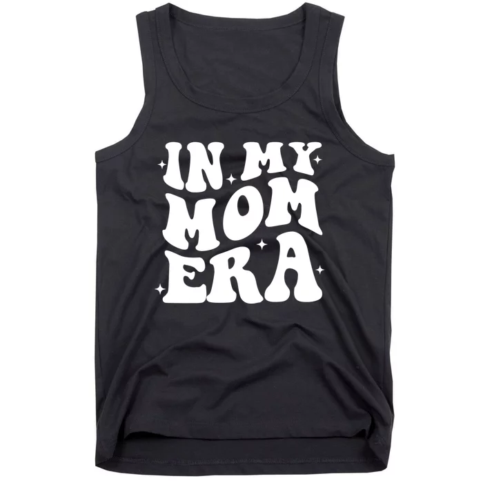 Women In My Mom Era Lover Groovy Retro Mama Mothers Day Tank Top