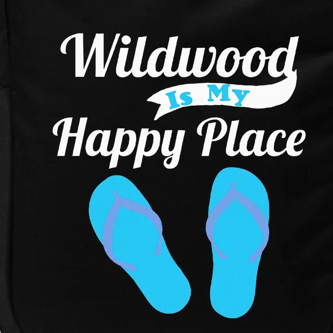 Wildwood Is My Happy Place Cute New Jersey Beach Vacation Impact Tech Backpack