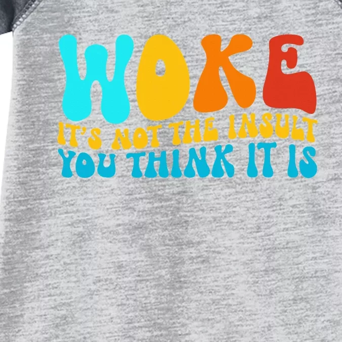 Woke It’S Not The Insult You Think It Is Infant Baby Jersey Bodysuit