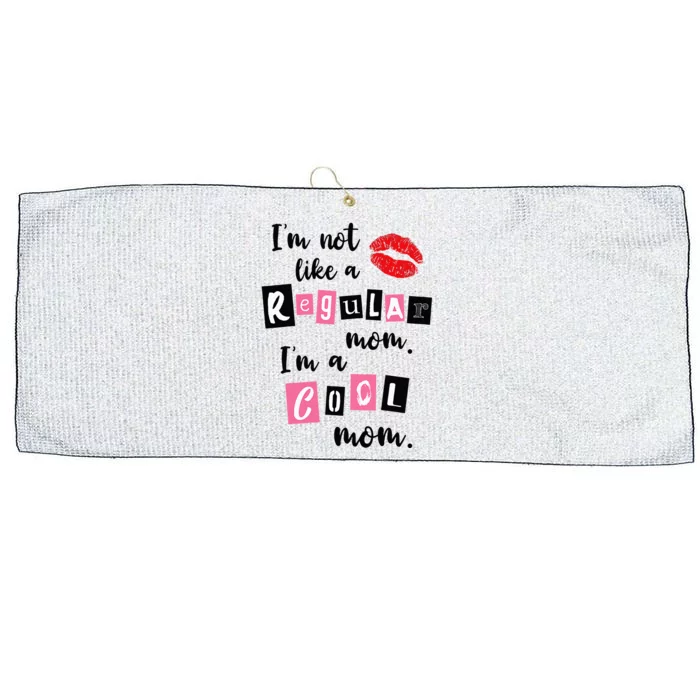 Women Im Not Like A Regular Mom Im A Cool Mom Large Microfiber Waffle Golf Towel