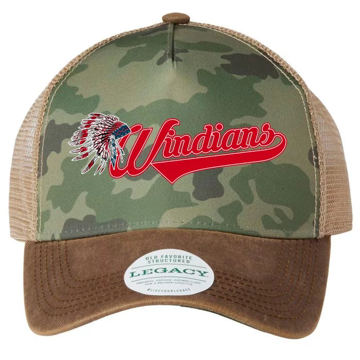 Windians Cleveland 22 Win Streak Baseball Legacy Tie Dye Trucker Hat