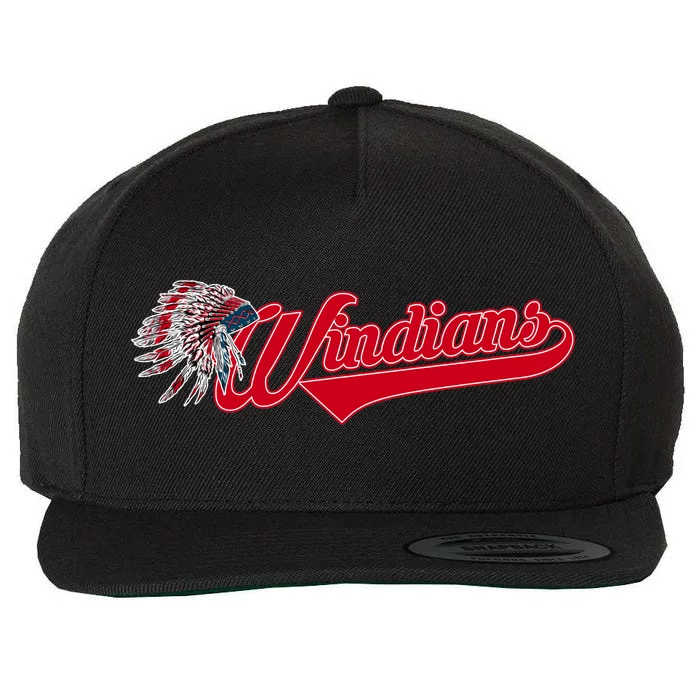 Windians Cleveland 22 Win Streak Baseball Wool Snapback Cap