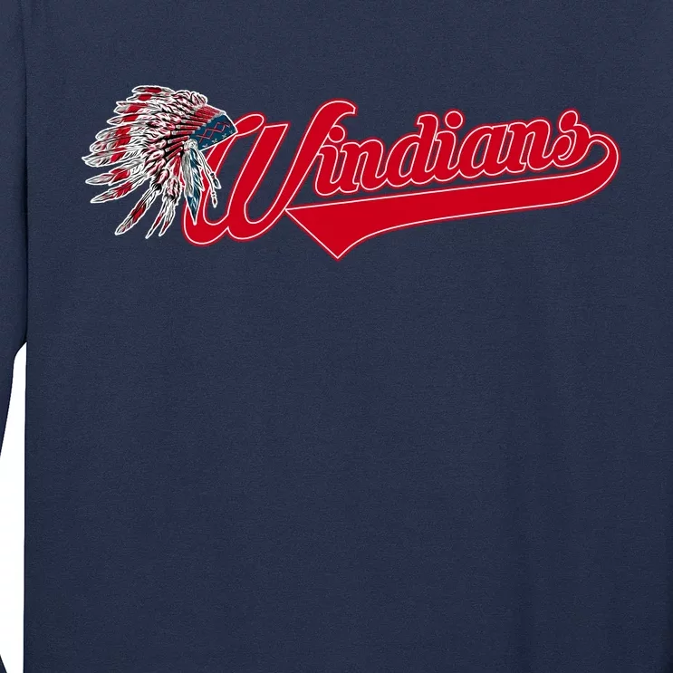 Windians Cleveland 22 Win Streak Baseball Long Sleeve Shirt