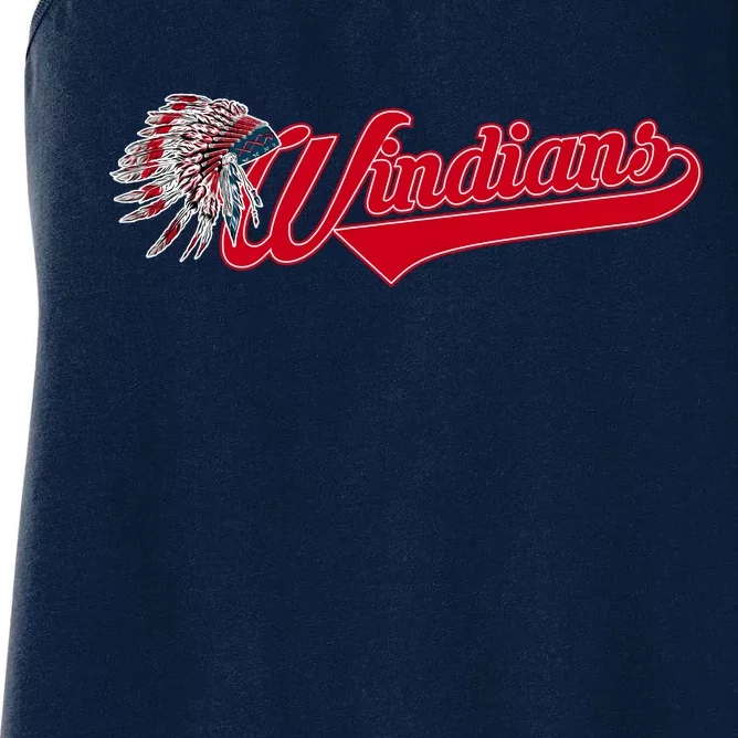 Windians Cleveland 22 Win Streak Baseball Women's Racerback Tank