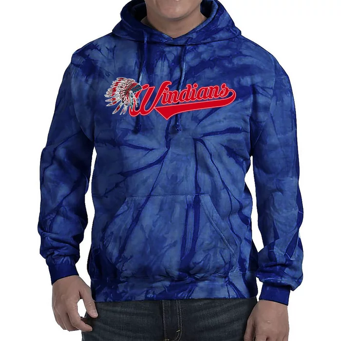 Windians Cleveland 22 Win Streak Baseball Tie Dye Hoodie