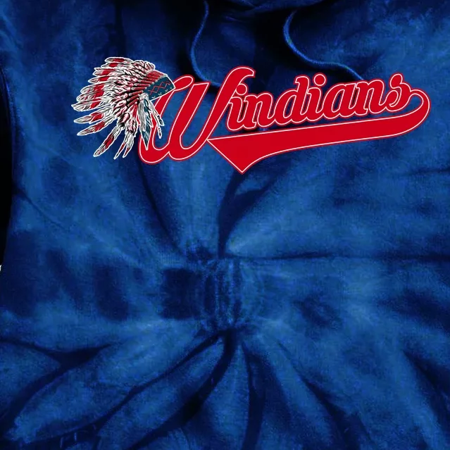 Windians Cleveland 22 Win Streak Baseball Tie Dye Hoodie