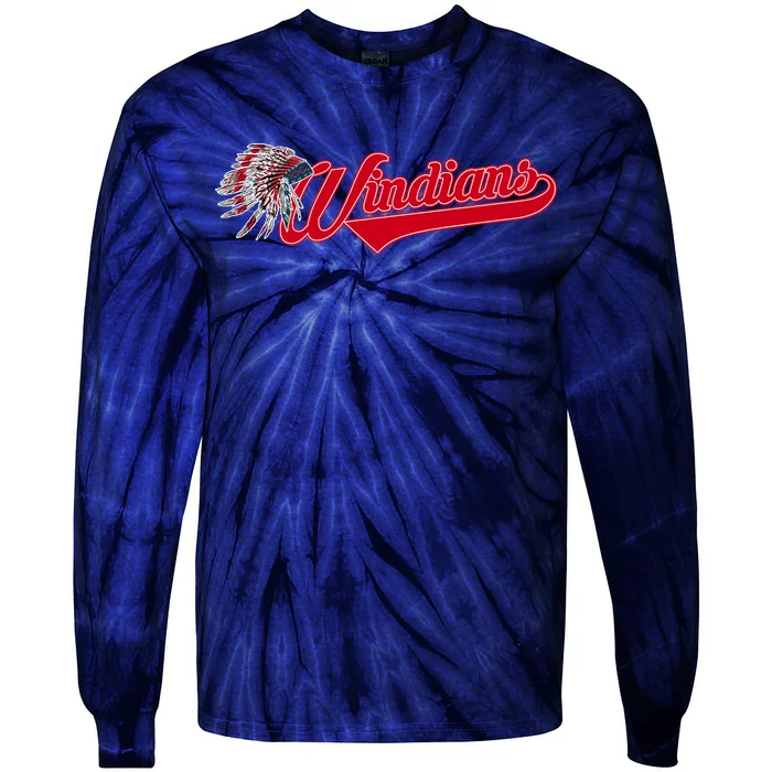 Windians Cleveland 22 Win Streak Baseball Tie-Dye Long Sleeve Shirt