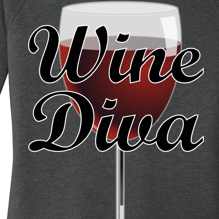 Wine Diva Women's Perfect Tri Tunic Long Sleeve Shirt