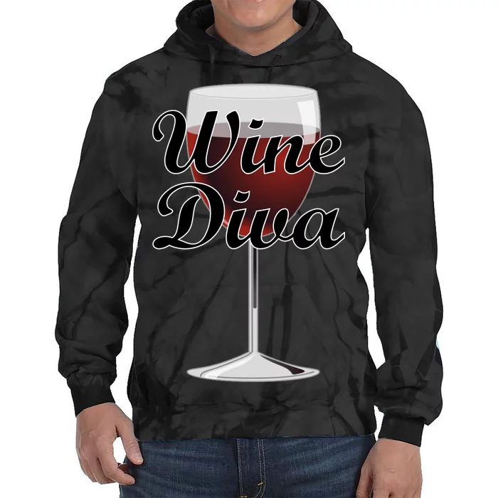 Wine Diva Tie Dye Hoodie