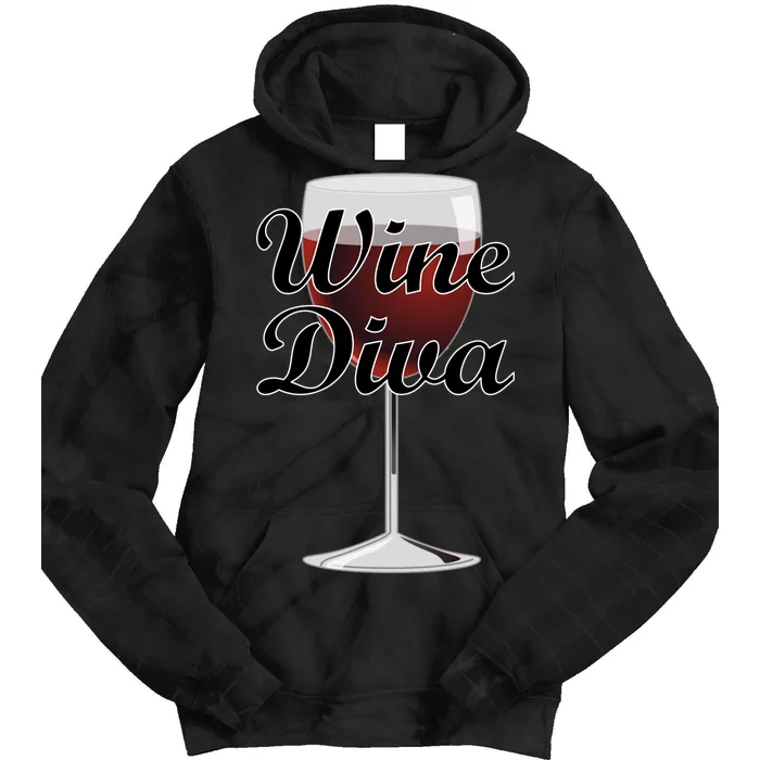 Wine Diva Tie Dye Hoodie