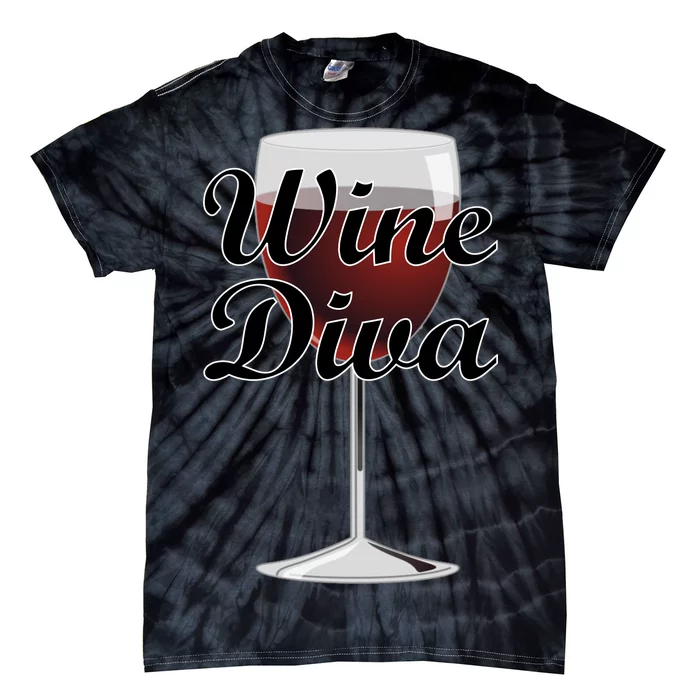 Wine Diva Tie-Dye T-Shirt