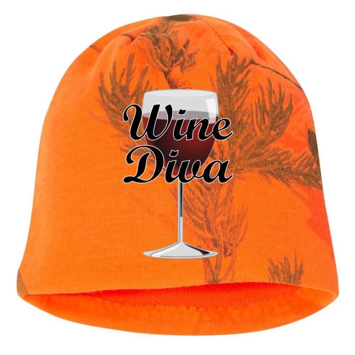 Wine Diva Kati - Camo Knit Beanie