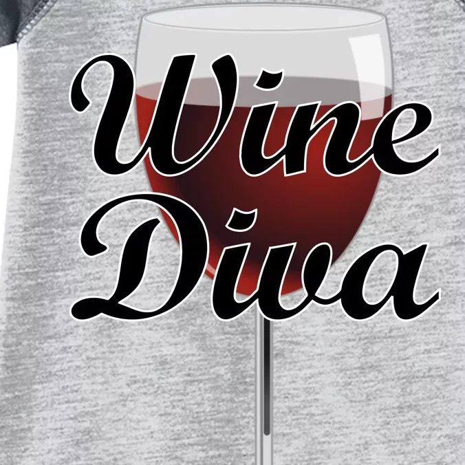 Wine Diva Infant Baby Jersey Bodysuit