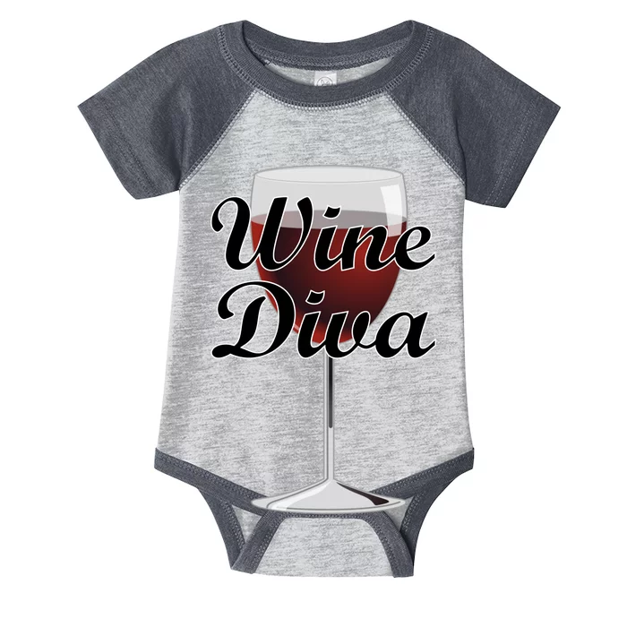 Wine Diva Infant Baby Jersey Bodysuit