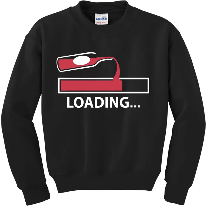 Wine Loading Kids Sweatshirt